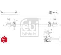 FEBI BILSTEIN 194675 Steering drag link