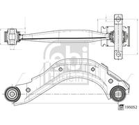 FEBI BILSTEIN 195148 Suspension arm
