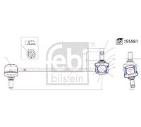 FEBI BILSTEIN 195981 Anti-roll bar link