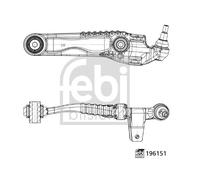FEBI BILSTEIN 196151 Suspension arm