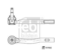 FEBI BILSTEIN 197682 Track rod end