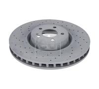 Febi 2 x Brake Discs fits Mercedes-Benz E-Class 2017-2023 194906
