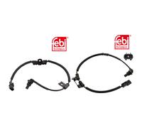 Febi 2 x L+R ABS Wheel Speed Sensor fits Hyundai I10 I 2007-2013 1.0 1.1 1.2