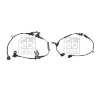 Febi 2 x L+R ABS Wheel Speed Sensor fits Hyundai I10 II 2013-2019 1.0 1.2