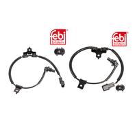 Febi 2 x L+R ABS Wheel Speed Sensor fits Kia Picanto I 2004-2011 1.0 1.1