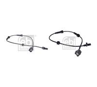 Febi 2 x L+R ABS Wheel Speed Sensor fits Nissan Juke 2010-2019 1.2 1.5 1.6