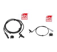 Febi 2 x L+R ABS Wheel Speed Sensor fits Renault Twingo II 2007-2014 1.2 1.5