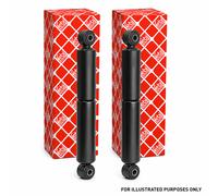 Febi 2 x L+R Rear Shock Absorbers fits Land Rover Range Rover Evoque 2011-2019