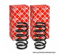 Febi 2 x Suspension Springs fits Volvo S60 I 2001-2010 2.4