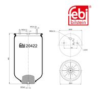 FEBI BILSTEIN 20422 Boot, air suspension