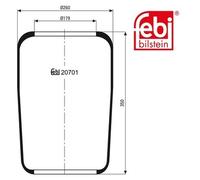 FEBI BILSTEIN 20701 Boot, air suspension