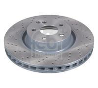 FEBI 26407 Brake Disc Front Coated 335mm Diameter Fits Mercedes-Benz S-Class