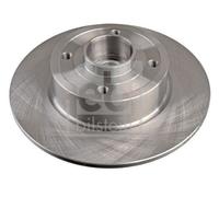 2x Brake Discs Pair Solid fits RENAULT MEGANE Mk2 2.0D Rear 2005 on 240mm Set