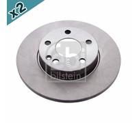 Ferdinand Bilstein Brake Discs Pair Front Solid 276mm – Fits Mercedes A160 W169 2.0D OM640.942