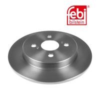 2x Brake Discs Pair Solid fits TOYOTA YARIS/VITZ KSP90 1.0 Rear 05 to 10 1KR-FE