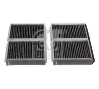 FEBI BILSTEIN Cabin Filter Set 33924 - Activated Carbon, Fits Mazda