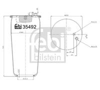 FEBI BILSTEIN 35492 Boot, air suspension