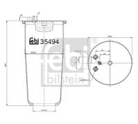 FEBI BILSTEIN 35494 Boot, air suspension