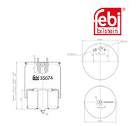 FEBI BILSTEIN 35674 Boot, air suspension