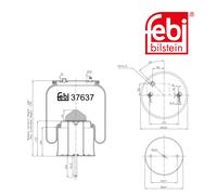 FEBI BILSTEIN 37637 Boot, air suspension