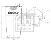 FEBI BILSTEIN 39045 Boot, air suspension