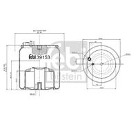 FEBI BILSTEIN 39153 Boot, air suspension