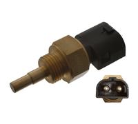 FEBI 39241 Oil Temperature Sensor 65.5mm Thickness 2 Connectors Fits VOLVO