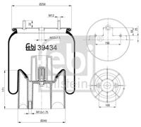 FEBI BILSTEIN 39434 Boot, air suspension