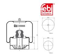 FEBI BILSTEIN 39988 Boot, air suspension