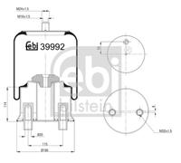 FEBI BILSTEIN 39992 Boot, air suspension