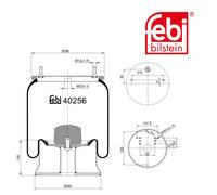 FEBI BILSTEIN 40256 Boot, air suspension