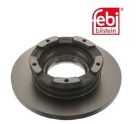 febi bilstein 40783 Brake Disc Set with ABS pulse ring (2 Brake Disc) rear, full, No. of Holes 5