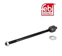 febi bilstein 43164 Inner Tie Rod without tie rod end, with nut and locking plate, pack of one