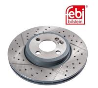 febi bilstein Brake Disc Rotor 43954 – Front Pair – OE 34 11 6 777 825