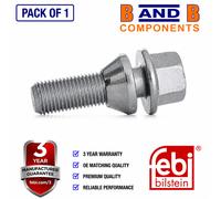 FEBI BILSTEIN Wheel Bolt 46654 M14 x 1,5 Conical Seat F 27 10.9 for light alloy rims, for steel rims 19 Zink flake coated Steel Male Hex
