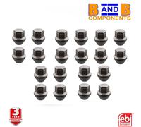 FEBI 46674 WHEEL NUTS SET OF 20 M12x1.5 19MM CONE SEAT CHROMED FORD VOLVO A4855