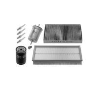 Febi Air Cabin Fuel Oil Filter Spark Plug Engine Service Kit Genuine OE Quality