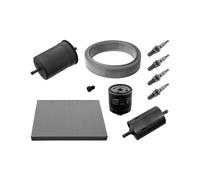 Febi Air Cabin Fuel Oil Filter Spark Plug Engine Service Kit Genuine OE Quality