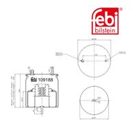 FEBI BILSTEIN 109188 Boot, air suspension