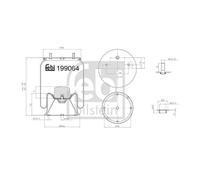 FEBI BILSTEIN 199064 Boot, air suspension