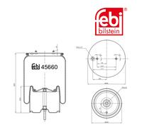 FEBI BILSTEIN 45660 Boot, air suspension
