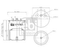 FEBI BILSTEIN 171761 Boot, air suspension