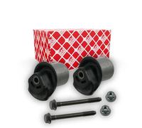 febi bilstein 01220 Axle Beam Mounting Kit with screws and nuts, pack of one, Schwarz