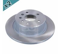 FEBI BILSTEIN 02552 Brake Disc Rear Coated Fits Opel Omega Vauxhall Omega