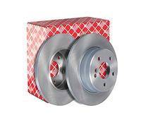 febi bilstein 04628 Brake Disc Set (2 Brake Disc) rear, full, No. of Holes 5