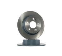 2x Brake Discs Pair Solid fits MERCEDES CLK220 C209 2.2D Rear 05 to 09 OM646.966