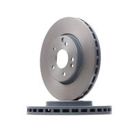 febi bilstein 04630 Brake Disc Set (2 Brake Disc) front, internally ventilated, No. of Holes 5