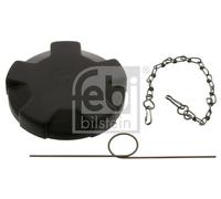febi bilstein 06288 Fuel Filler Cap with chain, solid, 1 unit