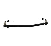 febi bilstein 06372 Drag Link with castle nuts and cotter pins, from steering gear to 1st front axle, pack of one