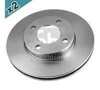 FEBI BILSTEIN 08554 Brake Disc Front Coated 256mm Diameter Fits Audi 100 80 90